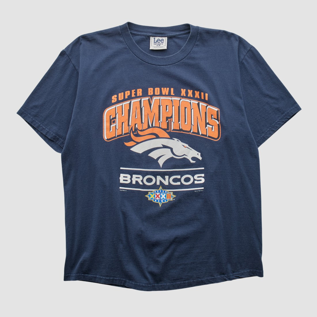Denver Broncos Lee Sport 1998 T-shirt - Navy Vintage - Fanatics