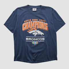 Denver Broncos Lee Sport 1998 T-shirt - Navy Vintage - Fanatics