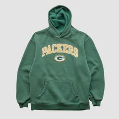 Green Bay Packers NFL 2000s Hooded Pullover Sweatshirt - Green Vintage - Fanatics