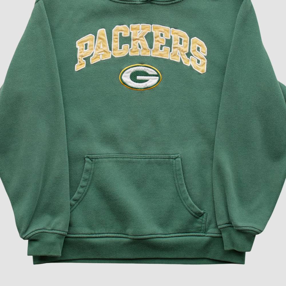 Green Bay Packers NFL 2000s Hooded Pullover Sweatshirt - Green Vintage - Fanatics