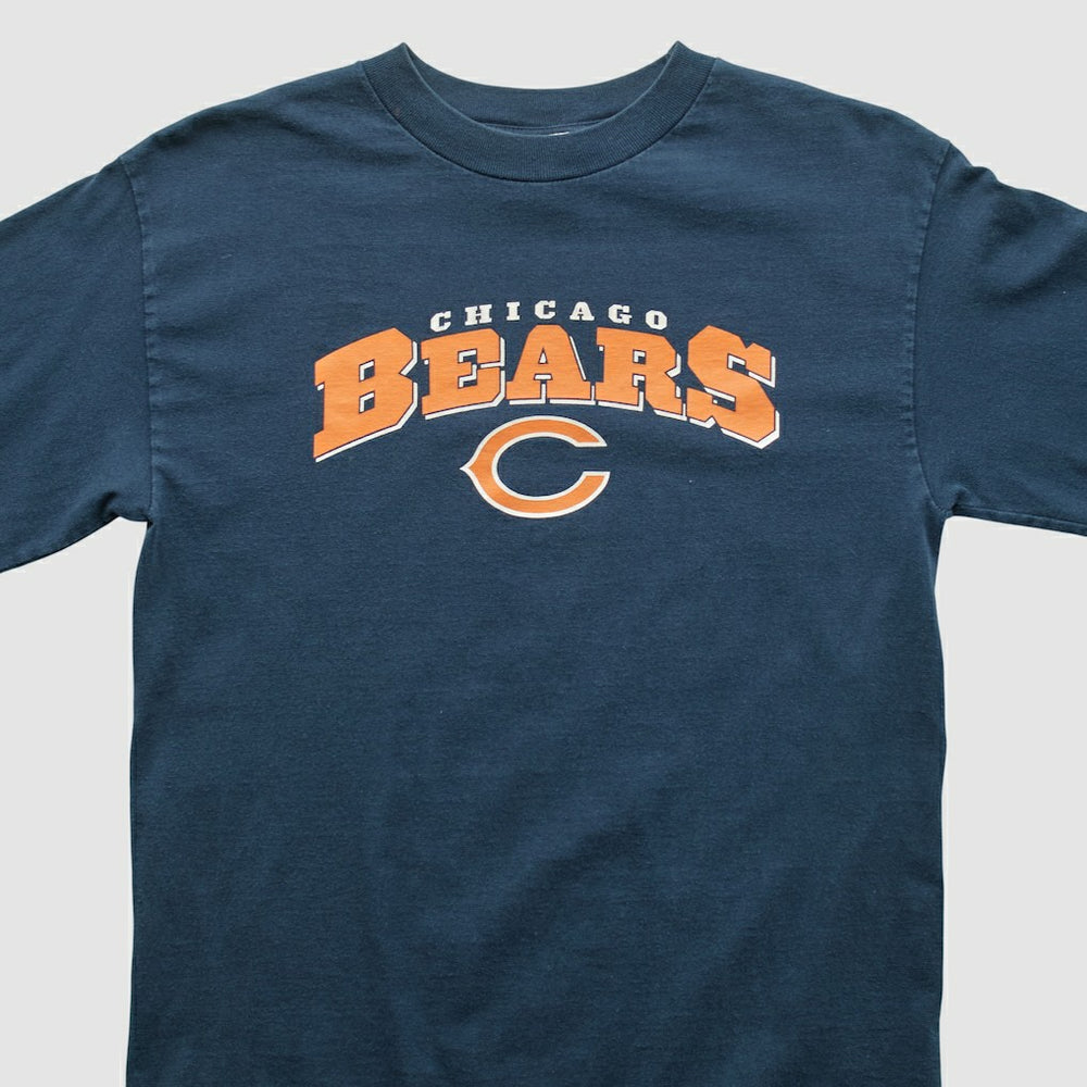 Chicago Bears NFL 2000s Long Sleeve T-shirt - Navy Vintage - Fanatics