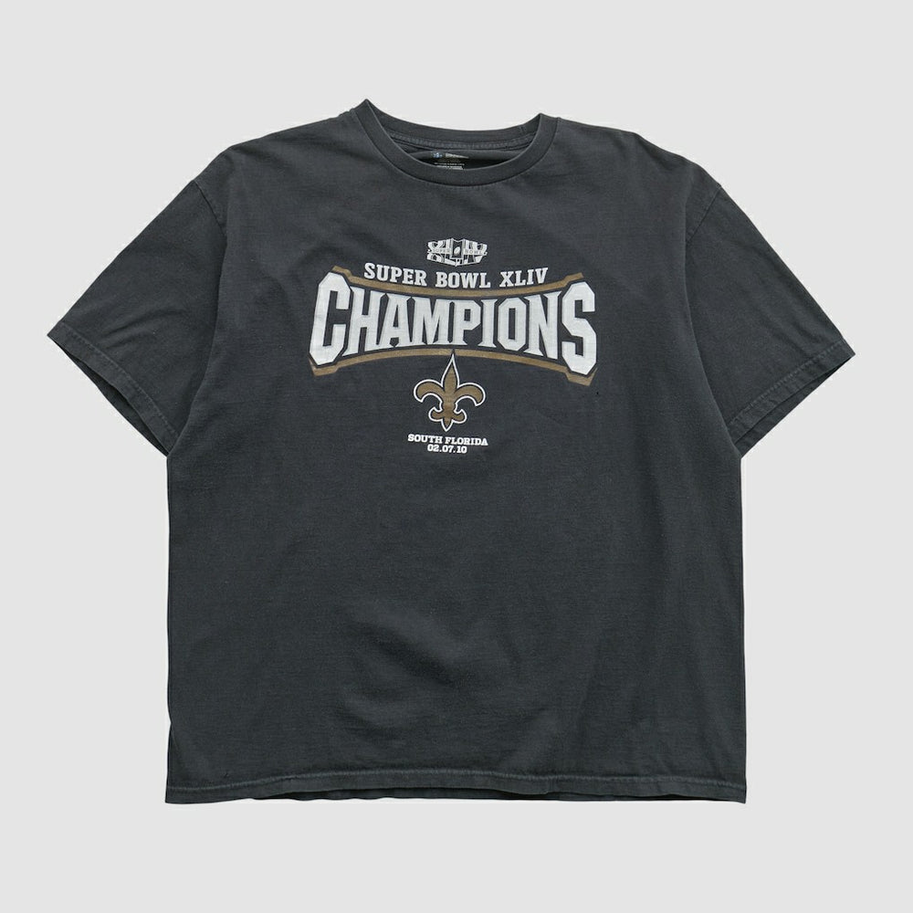New Orleans Saints NFL 2010 T-shirt - Black Vintage - Fanatics