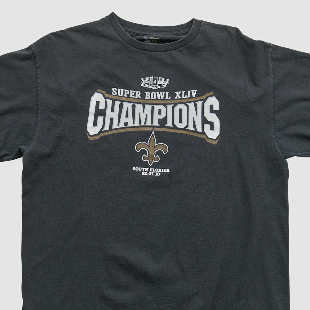 New Orleans Saints NFL 2010 T-shirt - Black Vintage - Fanatics