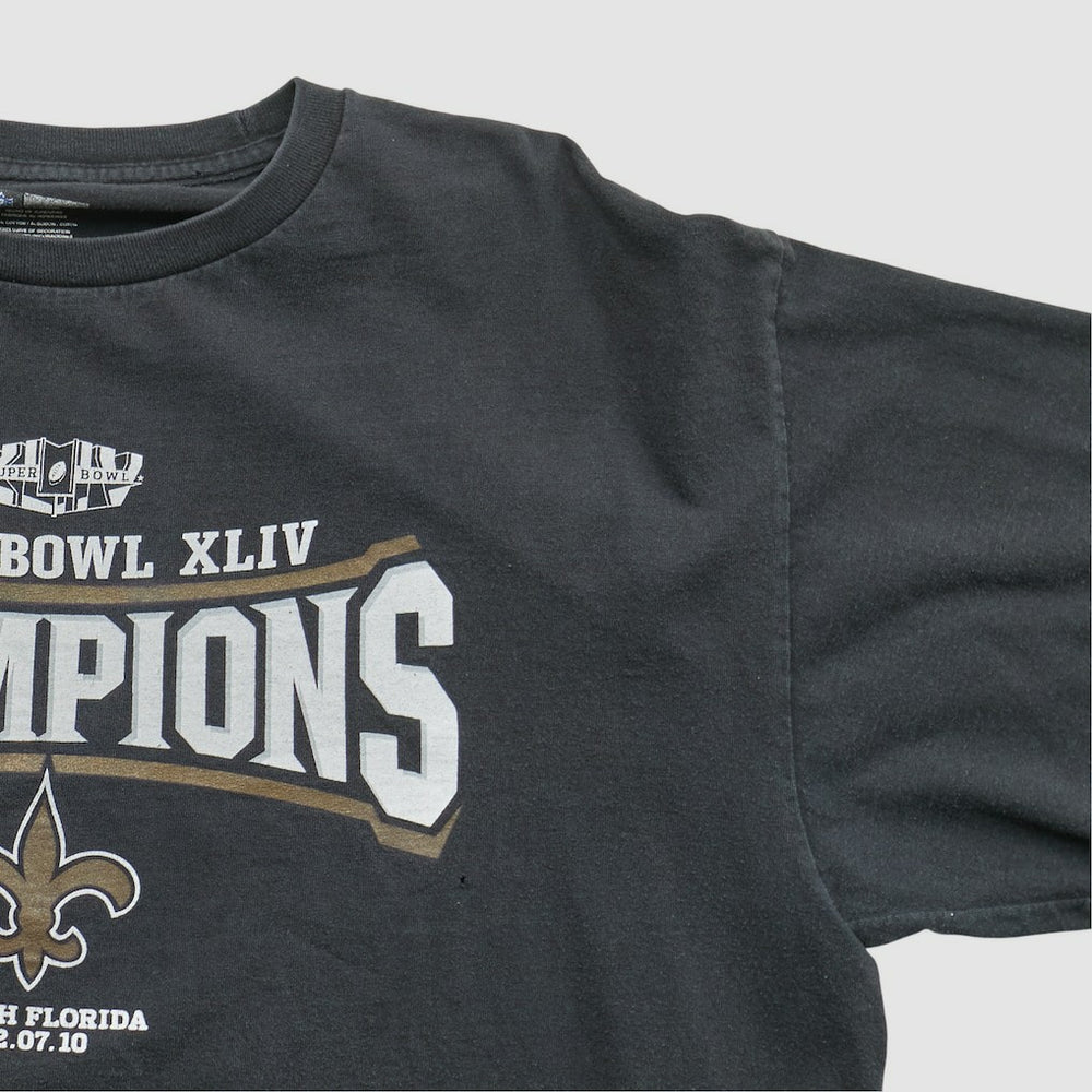 New Orleans Saints NFL 2010 T-shirt - Black Vintage - Fanatics