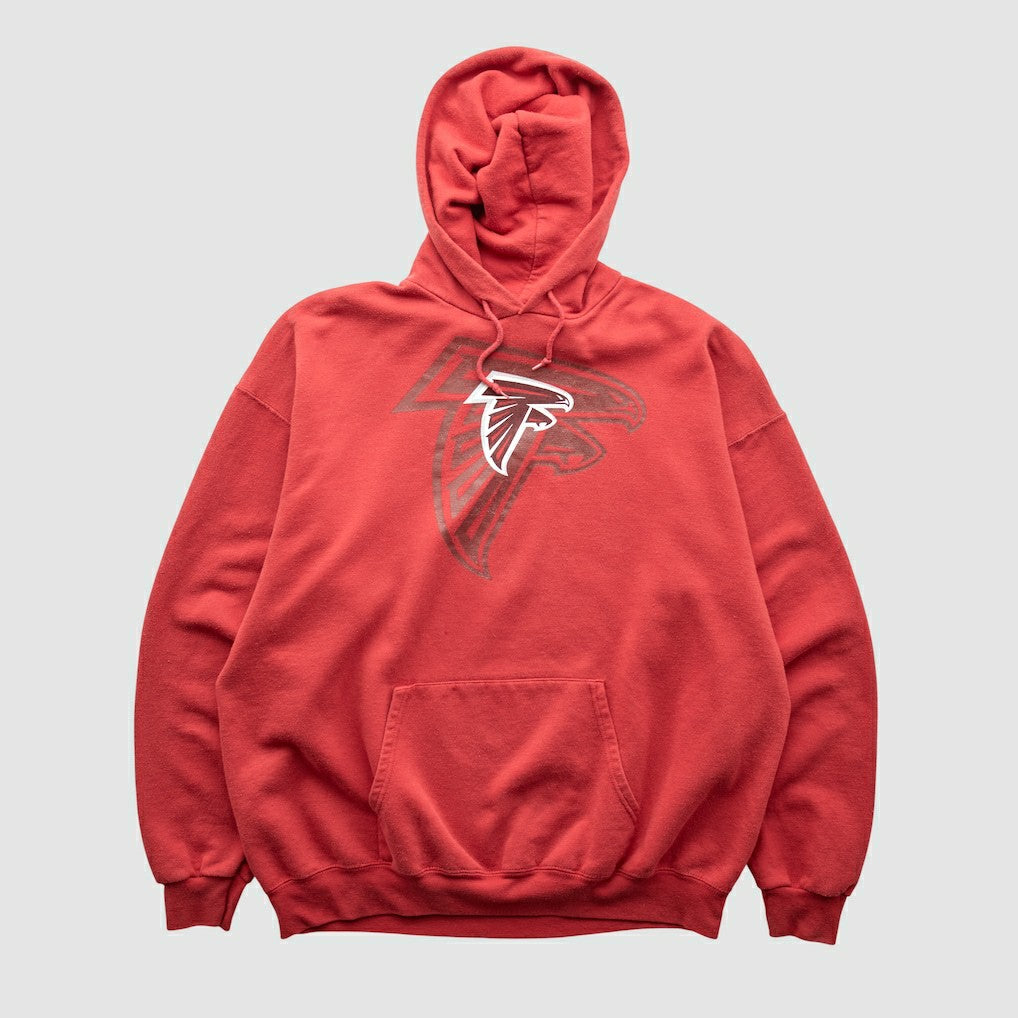 Atlanta Falcons NFL 2000s Hooded Pullover Sweatshirt - Red Vintage - Fanatics