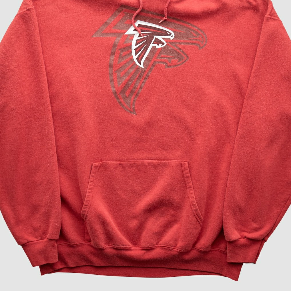 Atlanta Falcons NFL 2000s Hooded Pullover Sweatshirt - Red Vintage - Fanatics