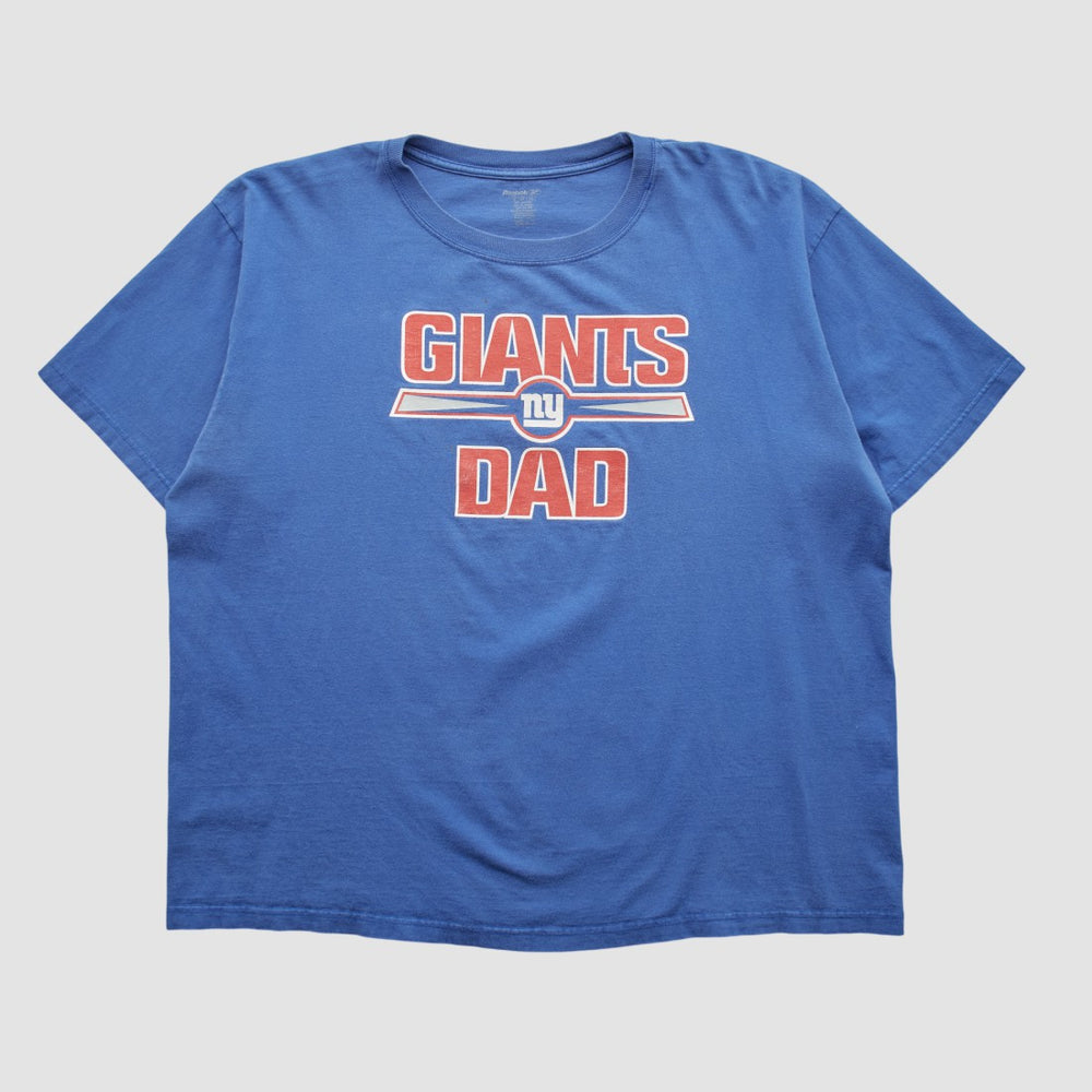 New York Giants Reebok T-shirt - Blue Vintage - Fanatics
