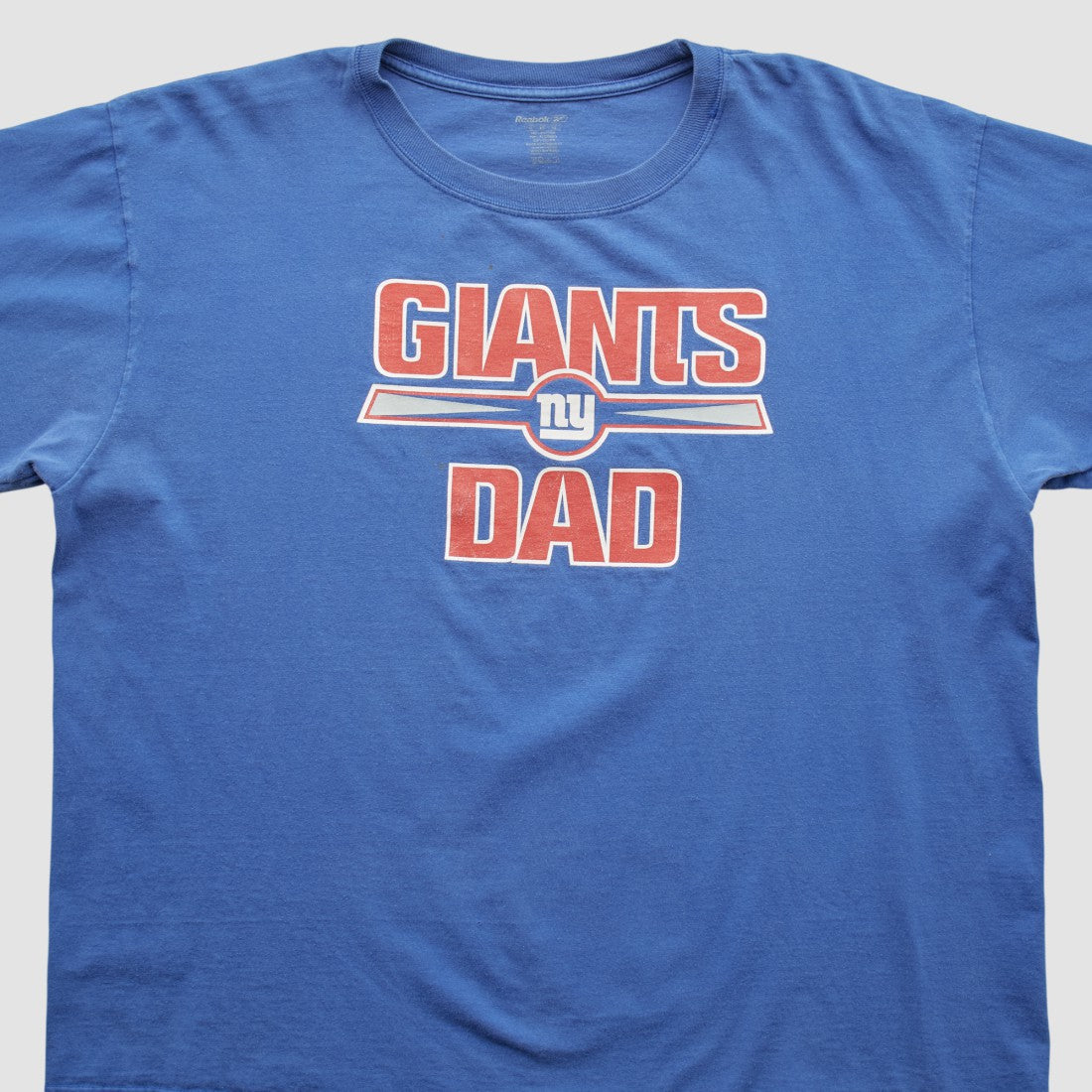 New York Giants Reebok T-shirt - Blue Vintage - Fanatics