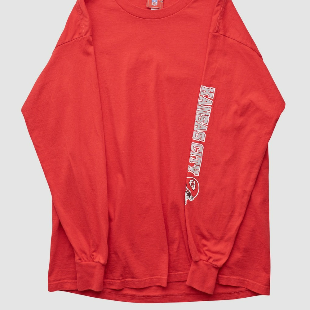 Kansas City Chiefs NFL 2000s Long Sleeve T-shirt - Red Vintage - Fanatics