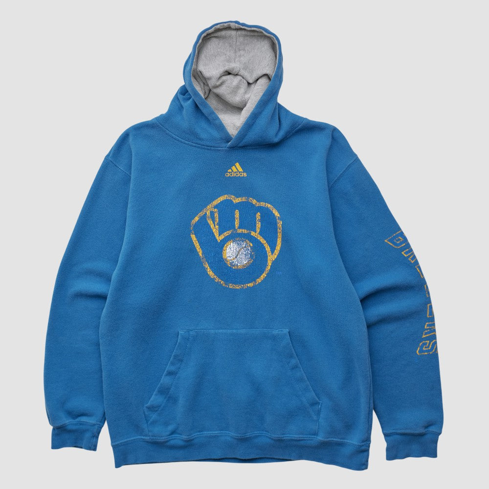 Milwaukee Brewers Adidas 2010s Hooded Pullover Sweatshirt Online