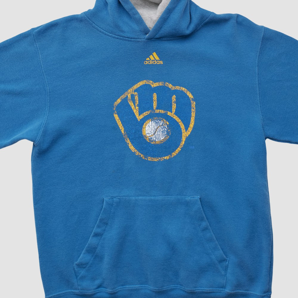 Milwaukee Brewers Adidas 2010s Hooded Pullover Sweatshirt Online