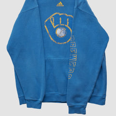 Milwaukee Brewers Adidas 2010s Hooded Pullover Sweatshirt Online