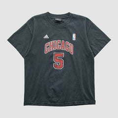 Adidas Chicago Bulls 2010s T-shirt Black Vintage