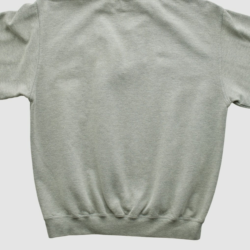 Pittsburgh Steelers Lee Sport 90s 1/4 Zip Sweatshirt - Heather Gray Vintage - Fanatics
