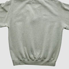 Pittsburgh Steelers Lee Sport 90s 1/4 Zip Sweatshirt - Heather Gray Vintage - Fanatics