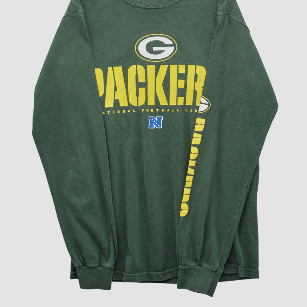 Green Bay Packers NFL 2010s Long Sleeve T-shirt - Green Vintage - Fanatics