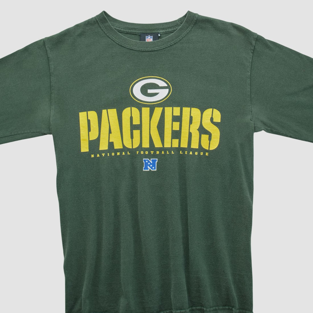 Green Bay Packers NFL 2010s Long Sleeve T-shirt - Green Vintage - Fanatics
