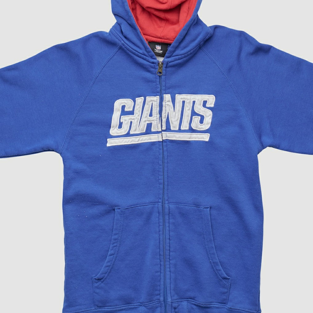 New York Giants NFL 2010s Hooded Full Zip Sweatshirt - Blue Vintage - Fanatics