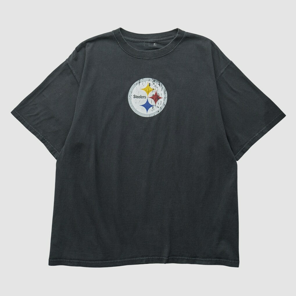 Pittsburgh Steelers 2000s T-shirt - Black Vintage - Fanatics
