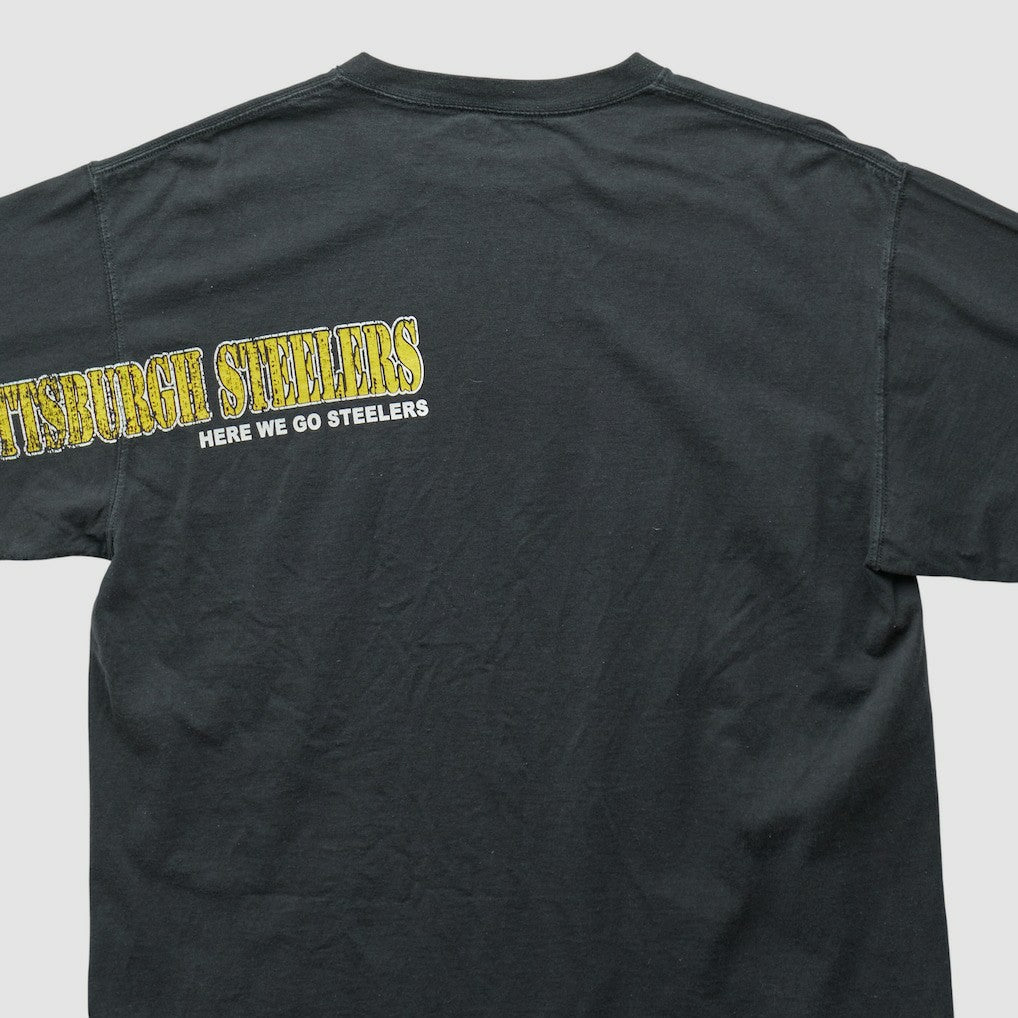 Pittsburgh Steelers 2000s T-shirt - Black Vintage - Fanatics