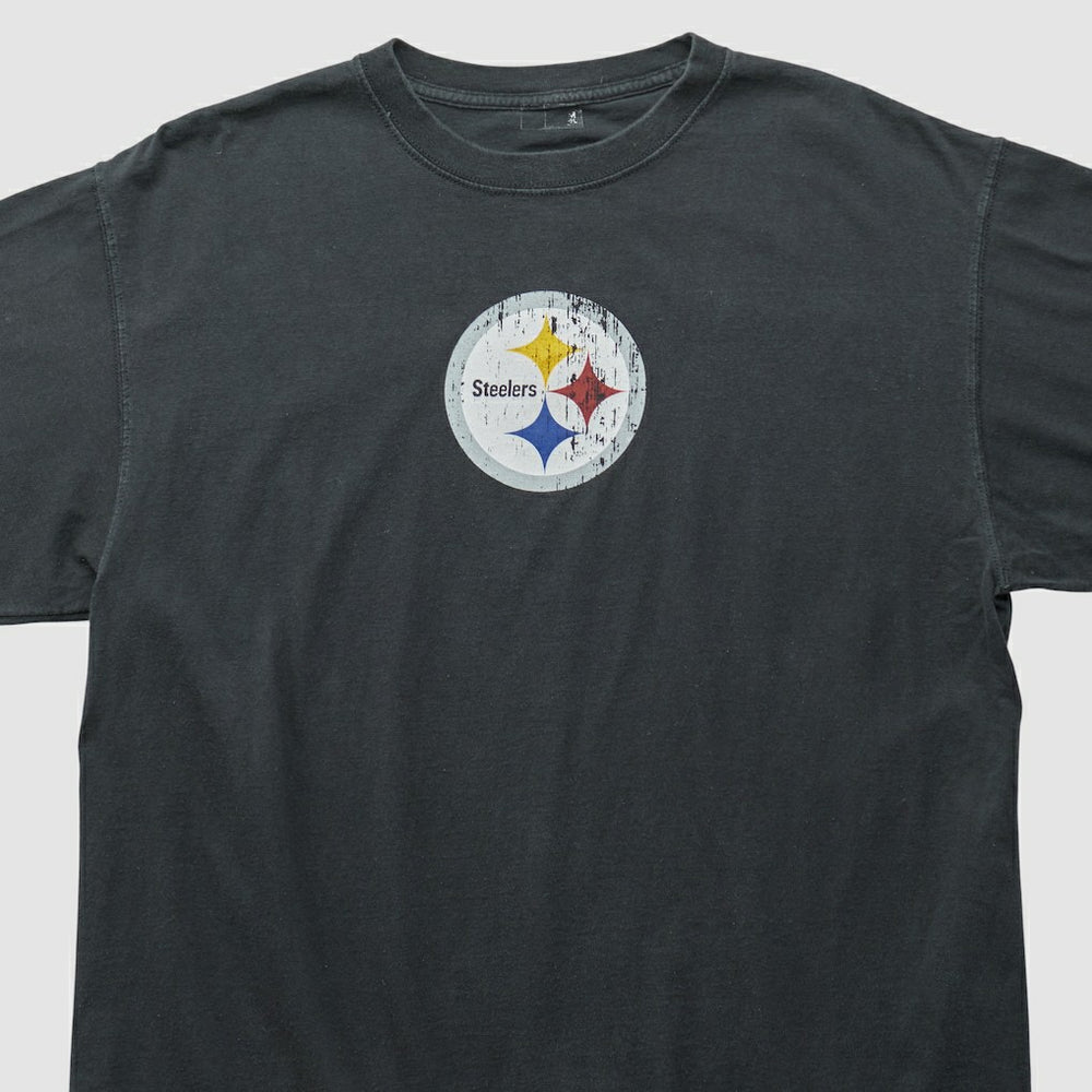 Pittsburgh Steelers 2000s T-shirt - Black Vintage - Fanatics