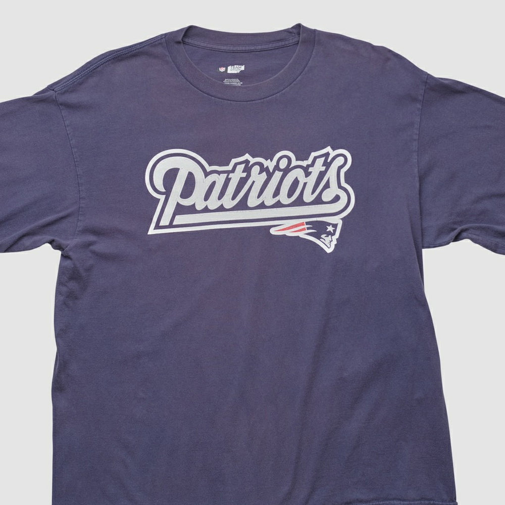 New England Patriots NFL 2000s Long Sleeve T-shirt - Navy Vintage - Fanatics
