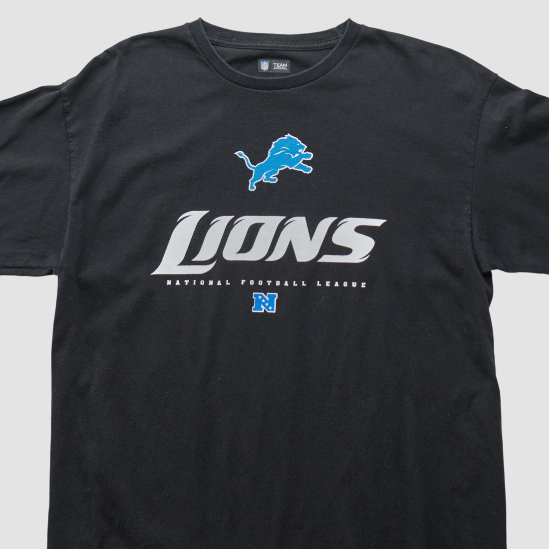 Detroit Lions NFL 2010s Long Sleeve T-shirt - Black Vintage - Fanatics