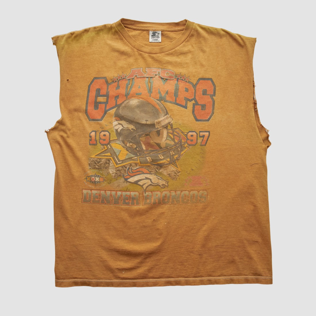Denver Broncos Starter Tank - Clay Vintage - Fanatics