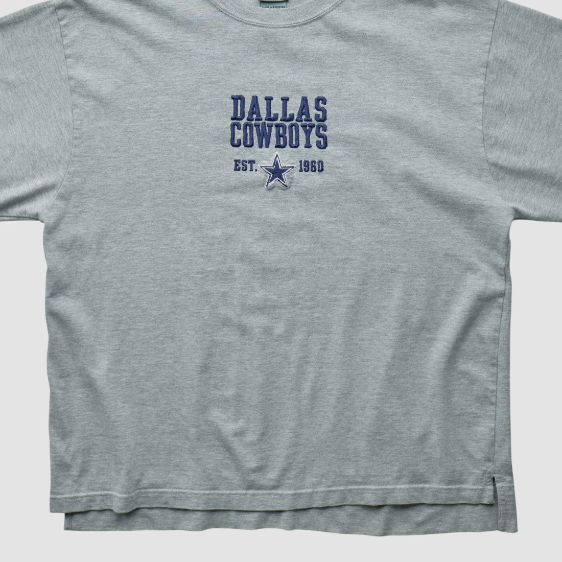 Dallas Cowboys Cowboys Authentic Apparel 2000s Long Sleeve T-shirt - Heather Gray Vintage - Fanatics