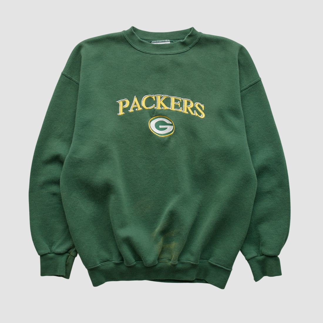 Green Bay Packers Logo Athletic Pullover Sweatshirt - Green Vintage - Fanatics