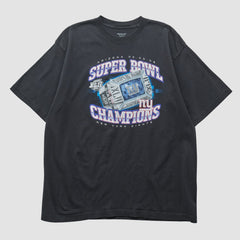New York Giants Reebok 2008 T-shirt - Black Vintage - Fanatics