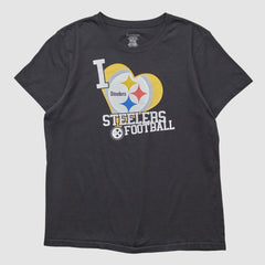 Pittsburgh Steelers Reebok 2000s T-shirt - Black Vintage - Fanatics