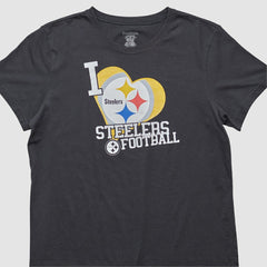 Pittsburgh Steelers Reebok 2000s T-shirt - Black Vintage - Fanatics