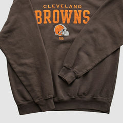 Cleveland Browns NFL 2000s Pullover Sweatshirt - Brown Vintage - Fanatics