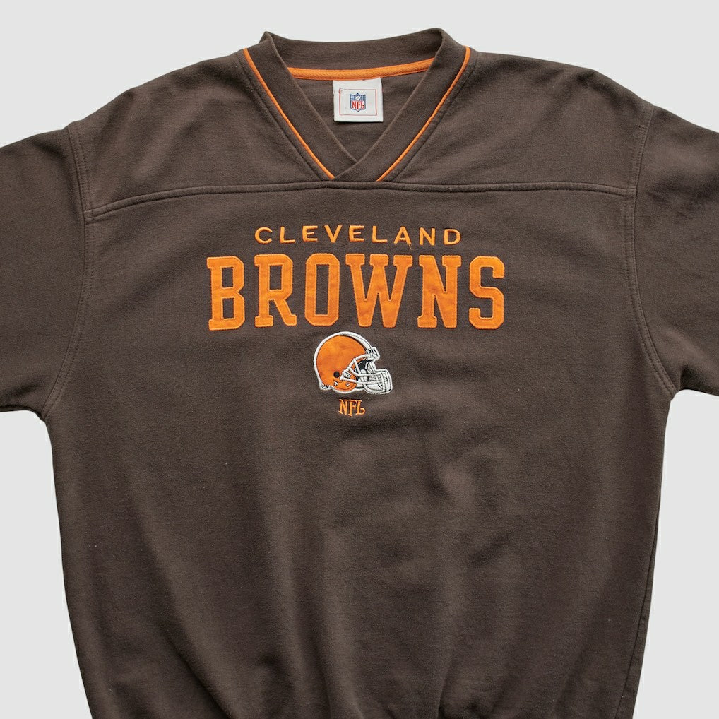 Cleveland Browns NFL 2000s Pullover Sweatshirt - Brown Vintage - Fanatics