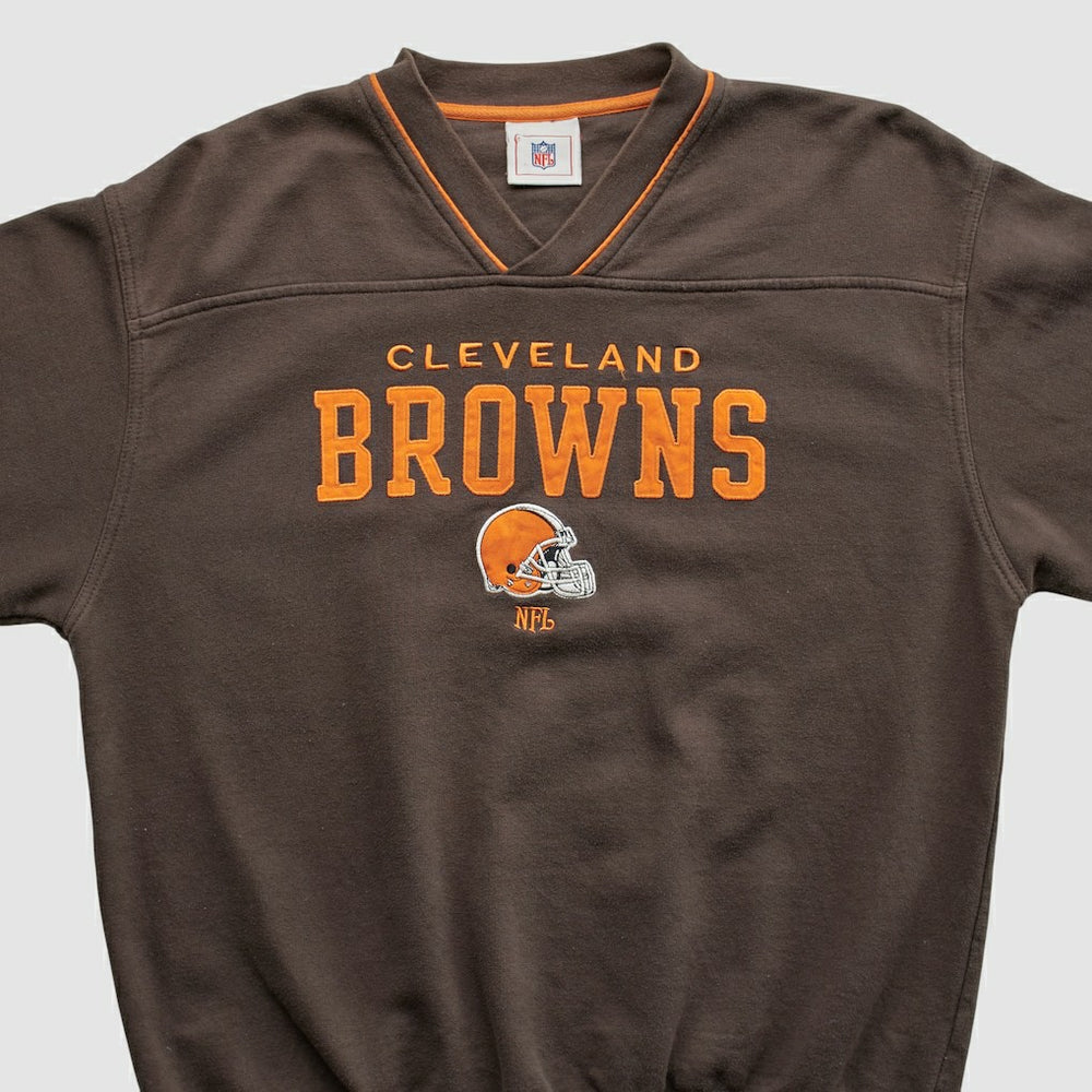 Cleveland Browns NFL 2000s Pullover Sweatshirt - Brown Vintage - Fanatics
