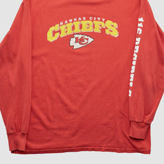 Kansas City Chiefs NFL 2000s Long Sleeve T-shirt - Red Vintage - Fanatics