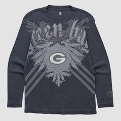 Green Bay Packers NFL 2000s Long Sleeve T-shirt - Black Vintage - Fanatics