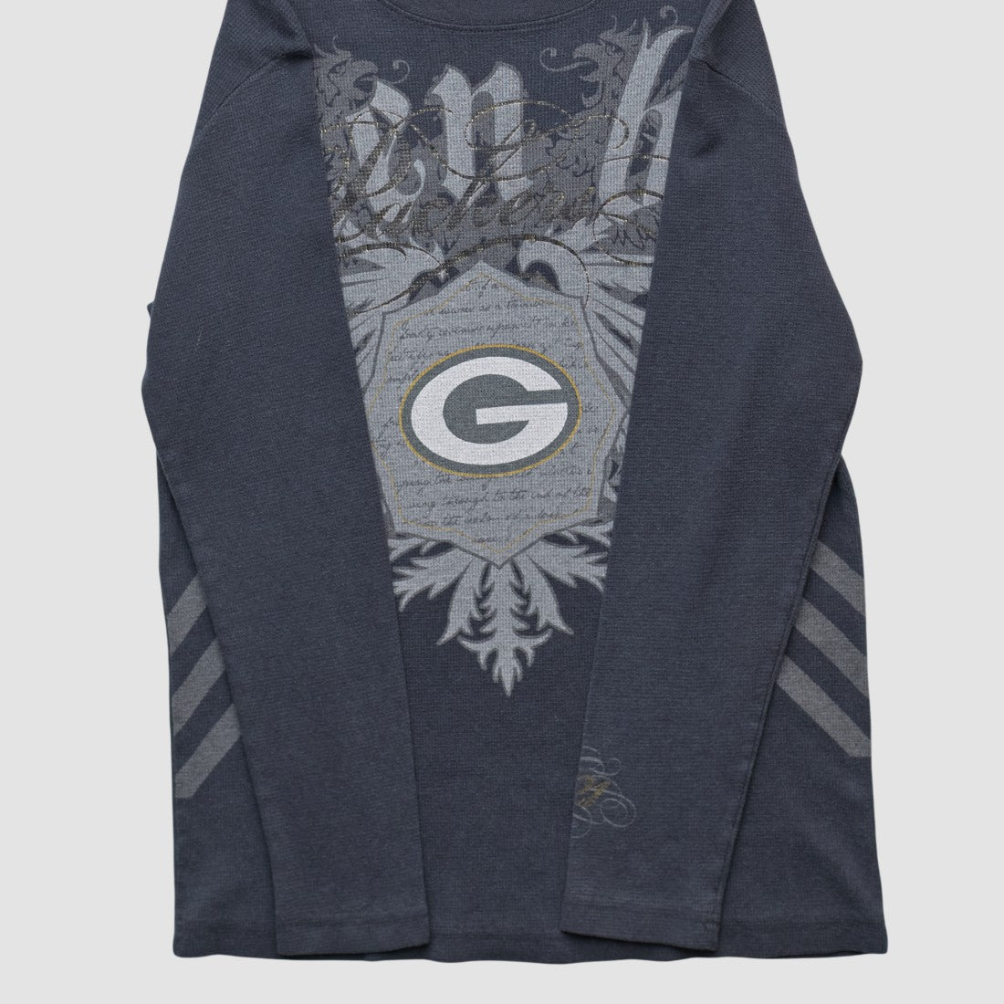 Green Bay Packers NFL 2000s Long Sleeve T-shirt - Black Vintage - Fanatics