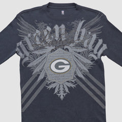 Green Bay Packers NFL 2000s Long Sleeve T-shirt - Black Vintage - Fanatics