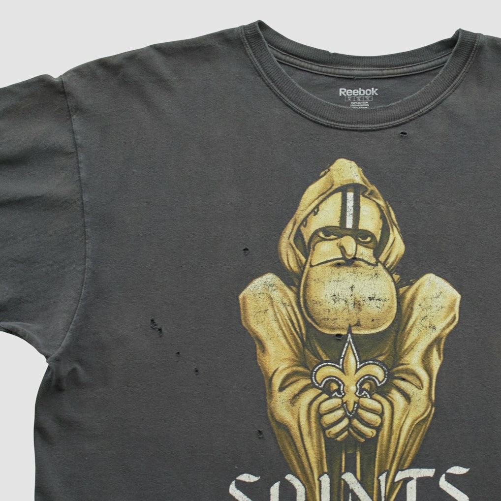New Orleans Saints Reebok 2000s T-shirt - Black Vintage - Fanatics