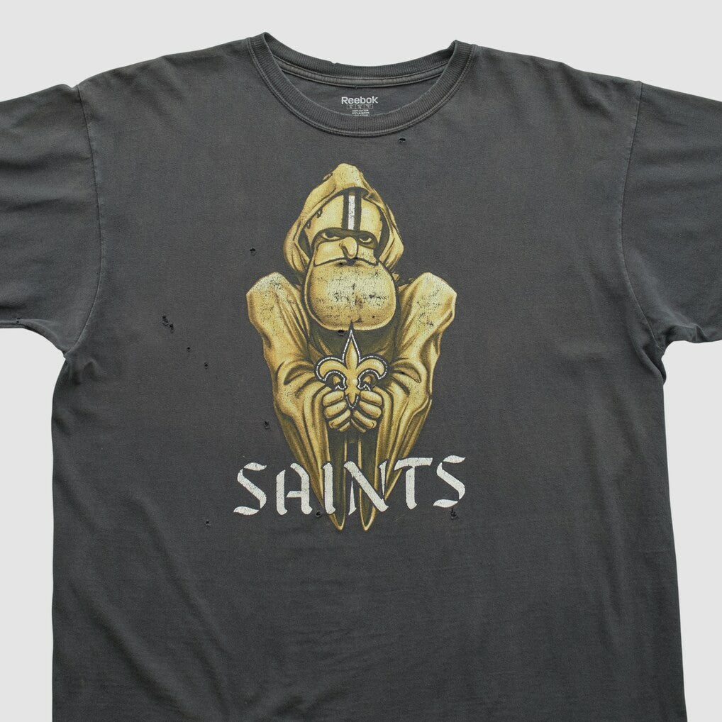 New Orleans Saints Reebok 2000s T-shirt - Black Vintage - Fanatics