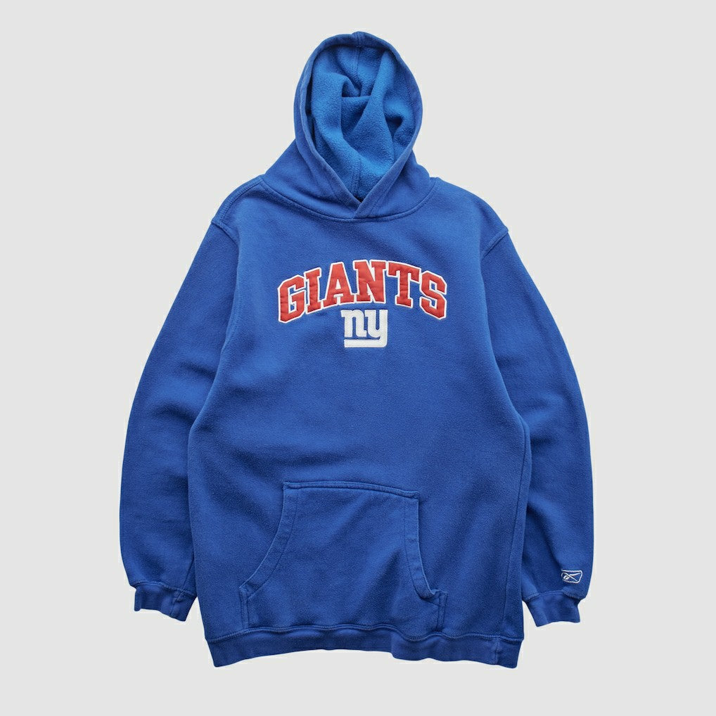 New York Giants Reebok 2000s Hooded Pullover Sweatshirt - Blue Vintage - Fanatics