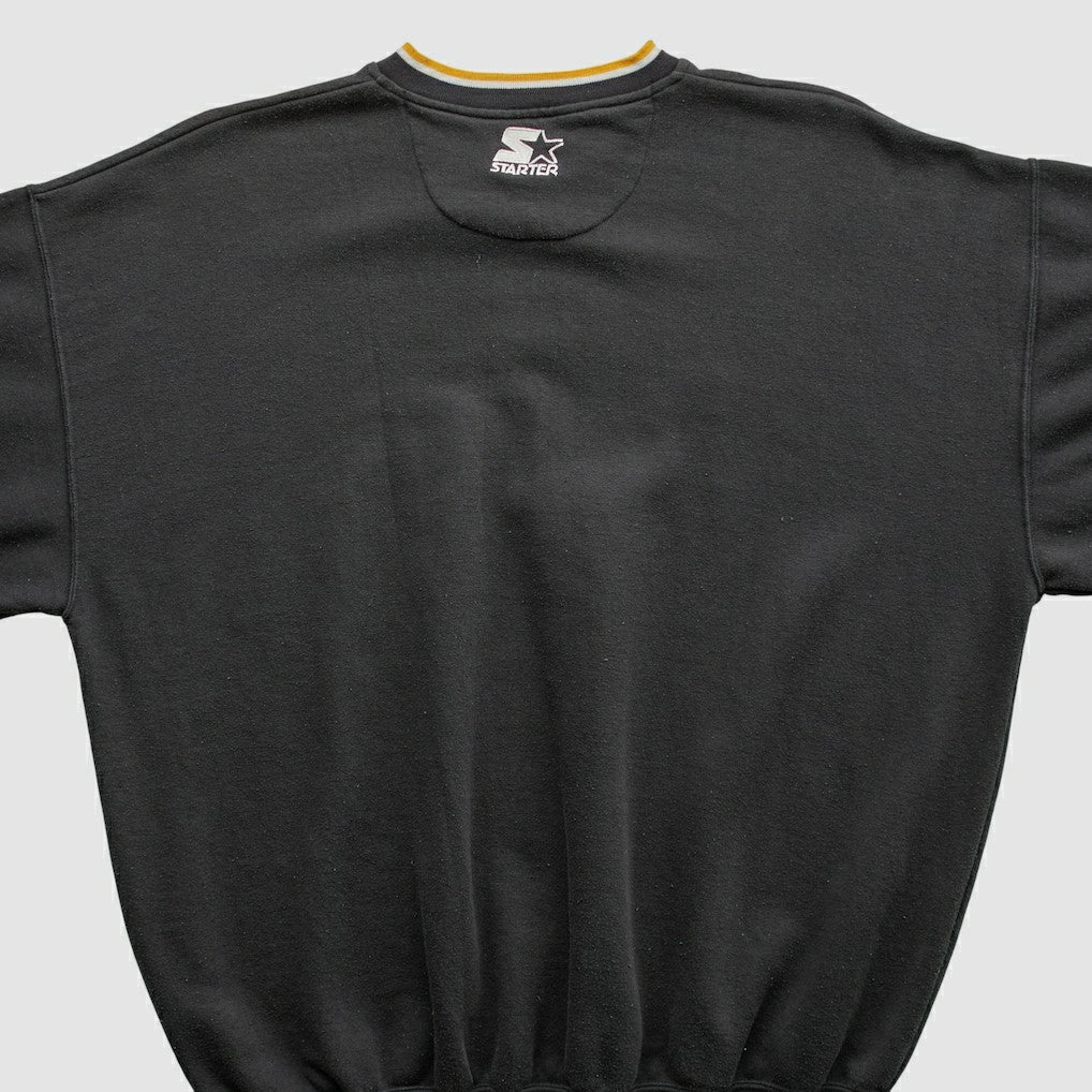 Pittsburgh Steelers Starter 90s Pullover Sweatshirt - Black Vintage - Fanatics