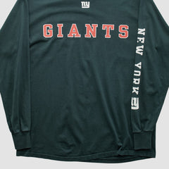 New York Giants NFL 2000s Long Sleeve T-shirt - Black Vintage - Fanatics