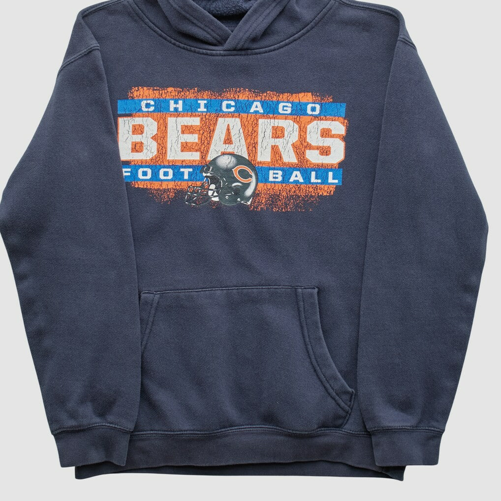 Chicago Bears NFL 2010s Hooded Pullover Sweatshirt - Navy Vintage - Fanatics