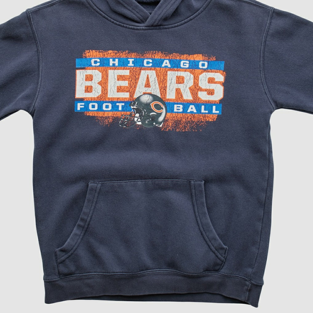 Chicago Bears NFL 2010s Hooded Pullover Sweatshirt - Navy Vintage - Fanatics