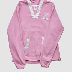 New York Jets NFL 2000s Hooded Pullover Sweatshirt - Pink Vintage - Fanatics