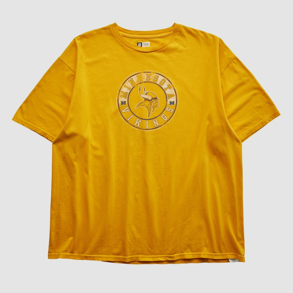 Minnesota Vikings NFL 2000s T-shirt - Yellow Vintage - Fanatics
