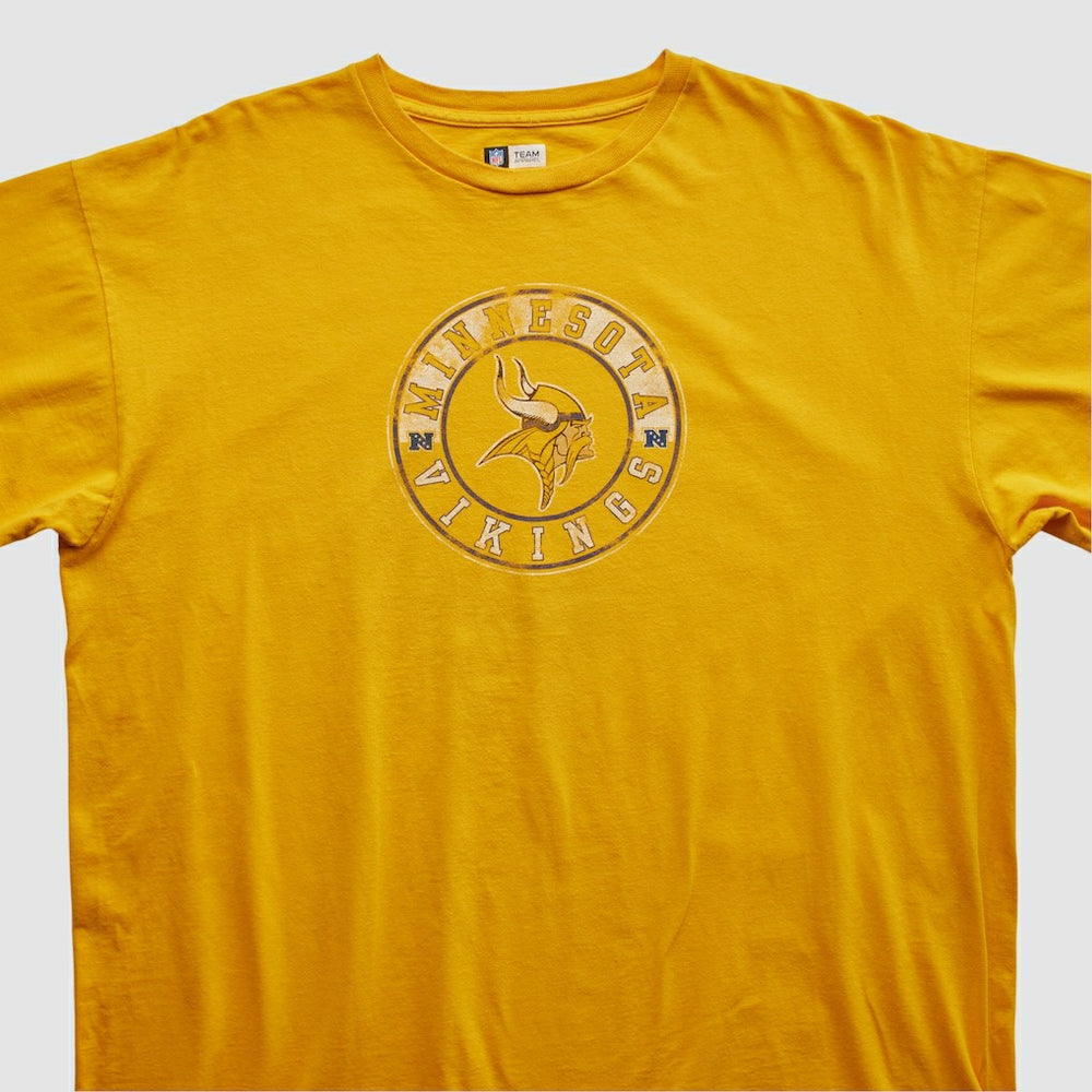 Minnesota Vikings NFL 2000s T-shirt - Yellow Vintage - Fanatics